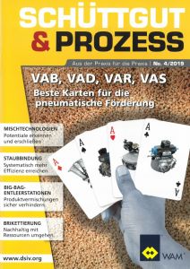 Schüttgut & Prozess (4/2019) - Fachbeitrag zu Holzstaub Dosier- und Fördersystem